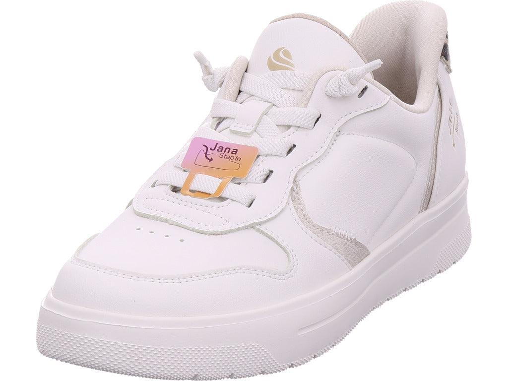 Jana Damen Slipper  in weiß