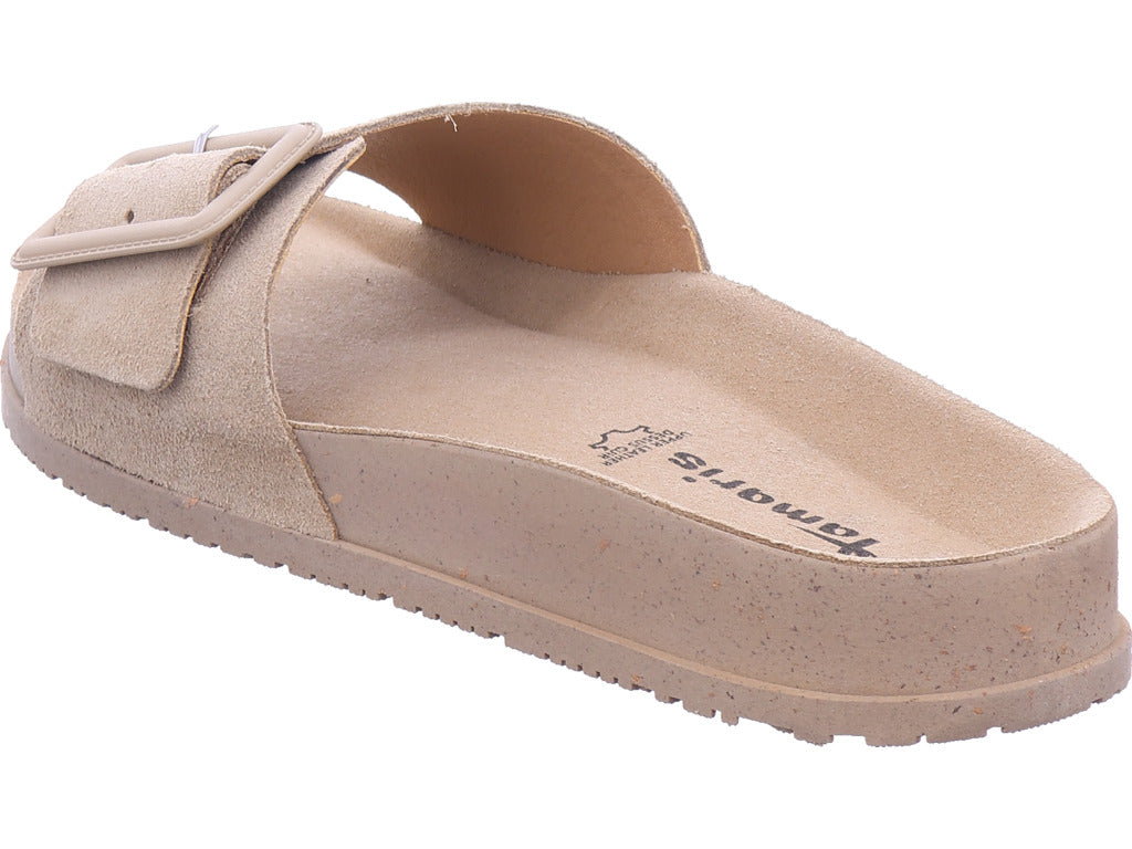 Tamaris Damen Pantolette  in beige