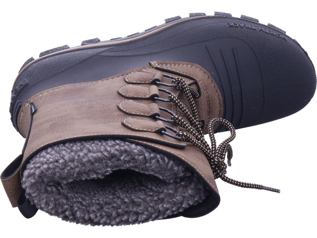 Zoth Spirale Herren Moonboot Spirale Braun/Schwarz in schwarz