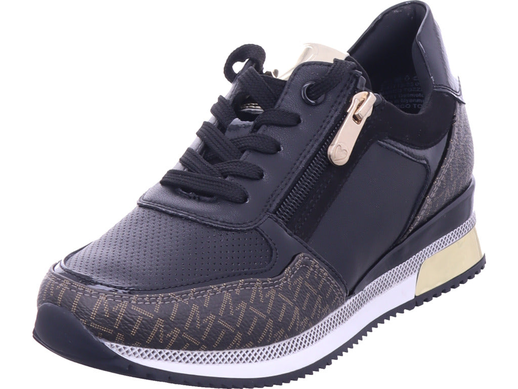 Marco Tozzi Damen  Woms Lace-Up in schwarz