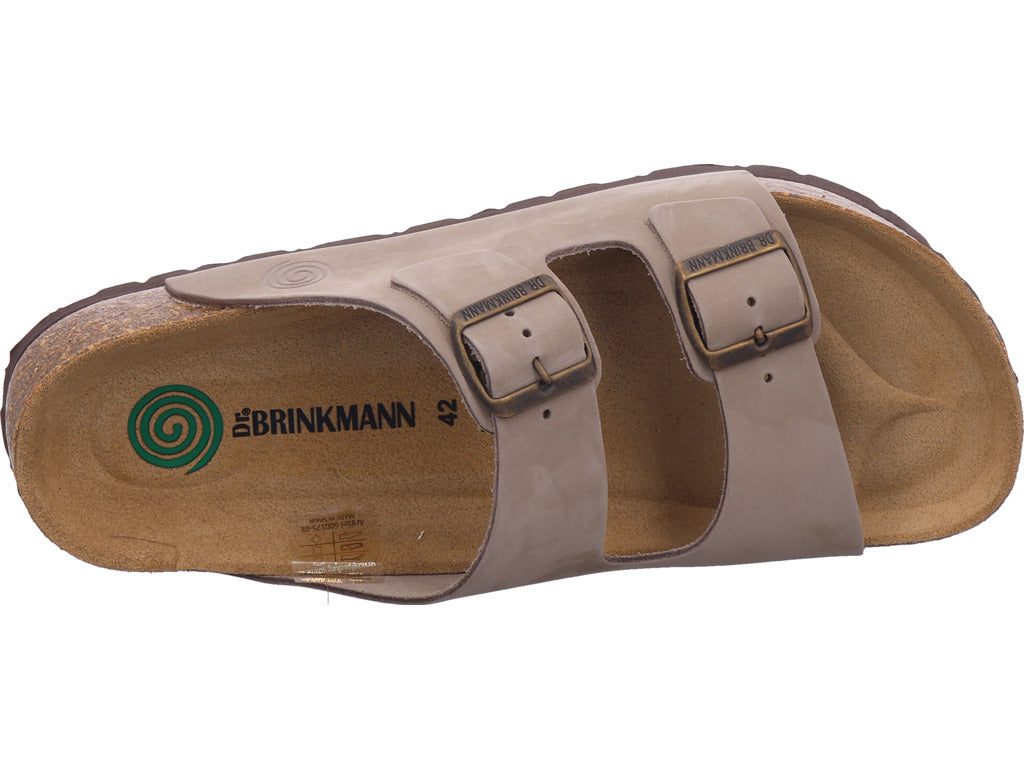 pölking Herren Pantolette Dr.brinkmann in sand-taupe