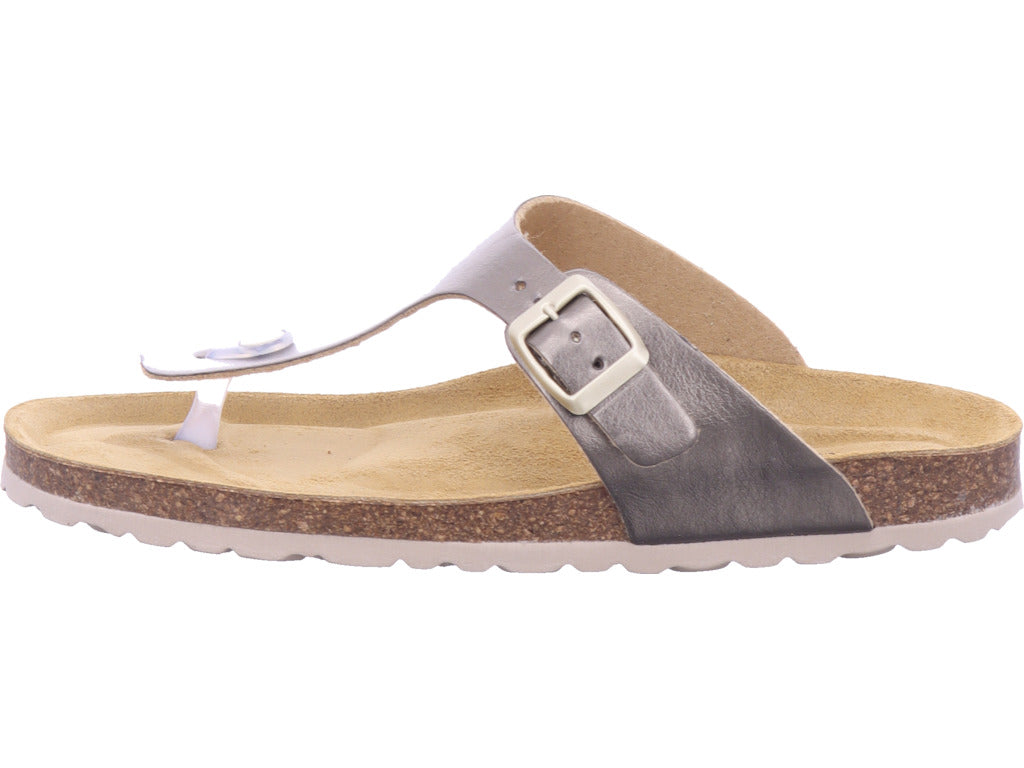 Canadian John Damen Pantolette Platin in sonstige