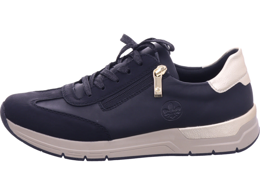 Rieker women's Hwk women's low shoes in black