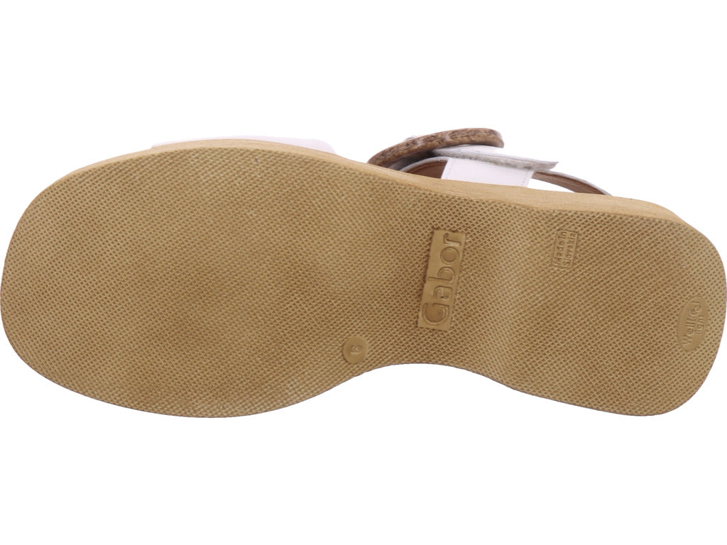 Gabor Damen Sandalette  in weiß