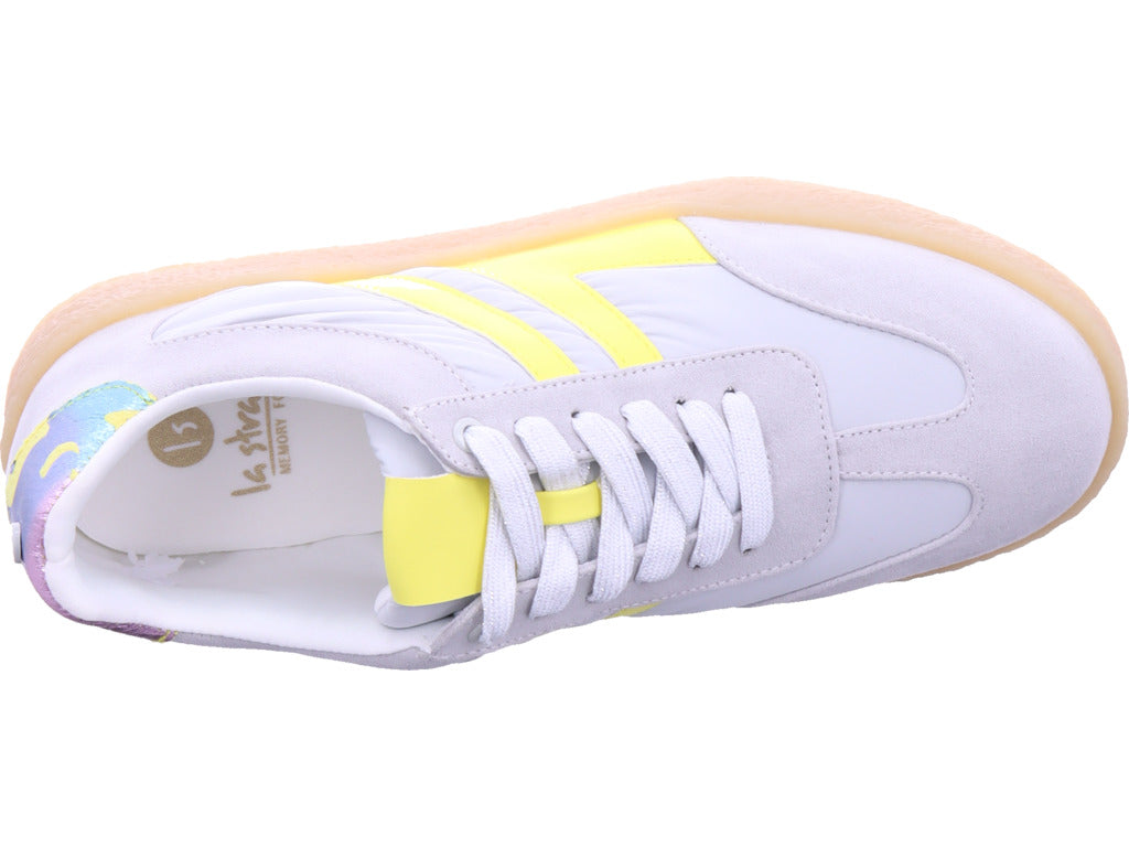 La Strada Damen Sneaker Yellow-Micro in grau