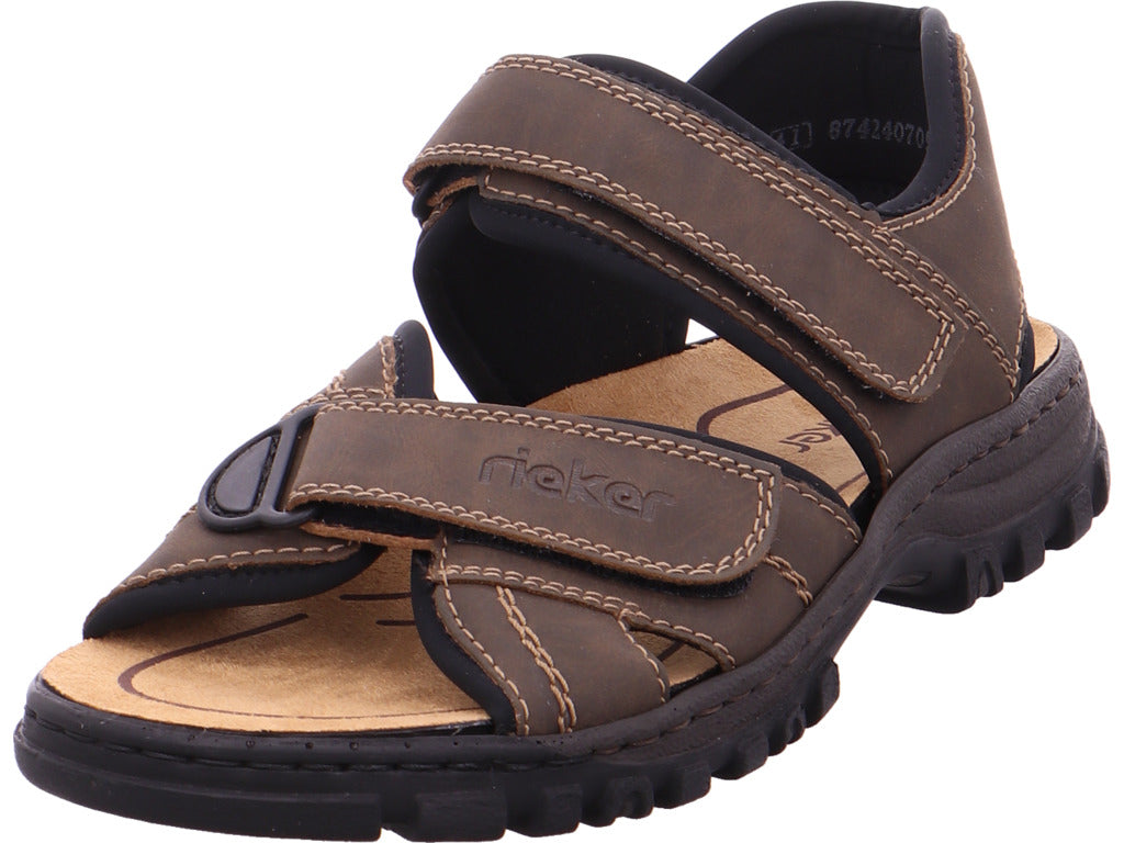 Rieker Herren Sandalette  in braun