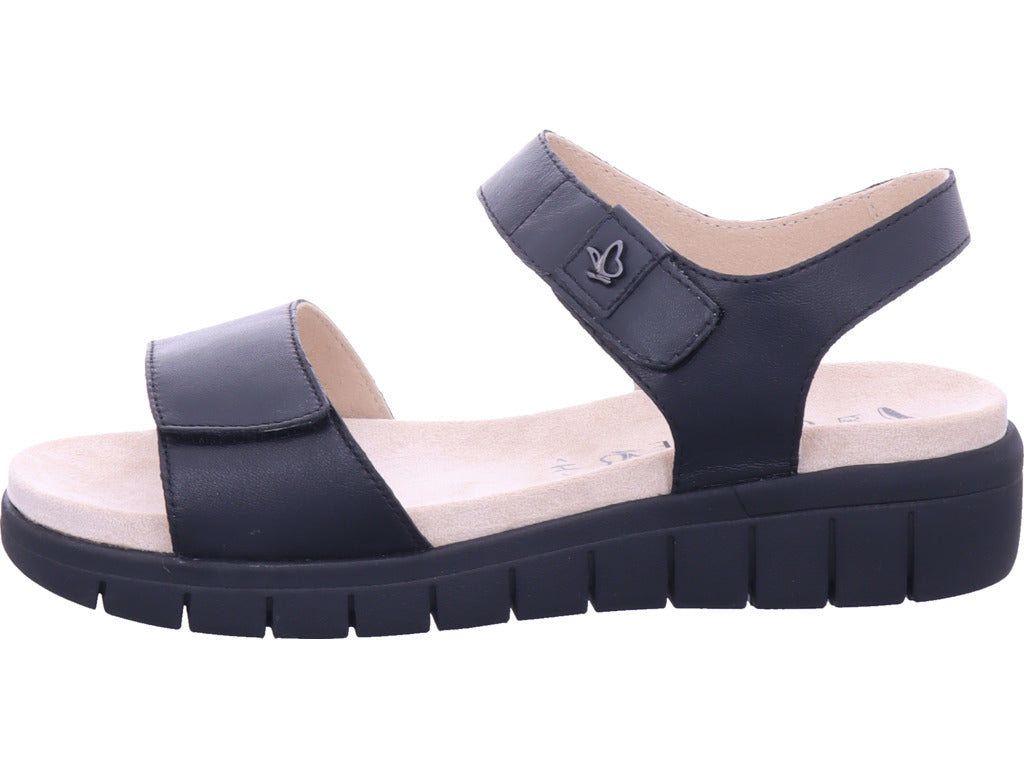 Caprice Damen Pantolette  in schwarz