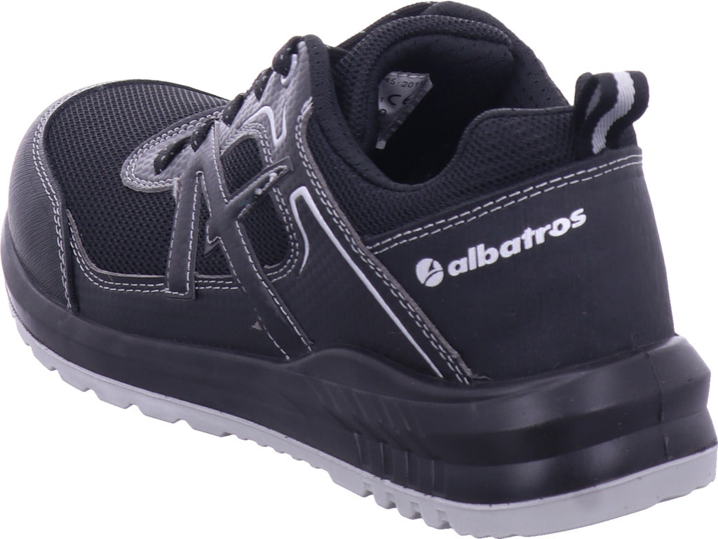 Albatros Herren Arbeitsschuh Rider Low S1P Esd Src in schwarz