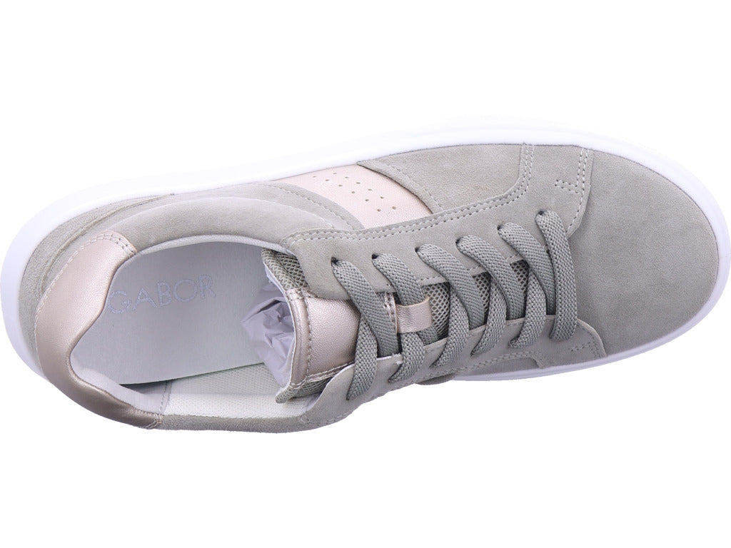 Gabor women's low shoe in grey