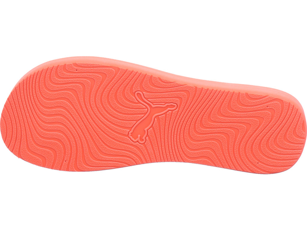 Puma Damen Zehentreter Sandy Flip in rot