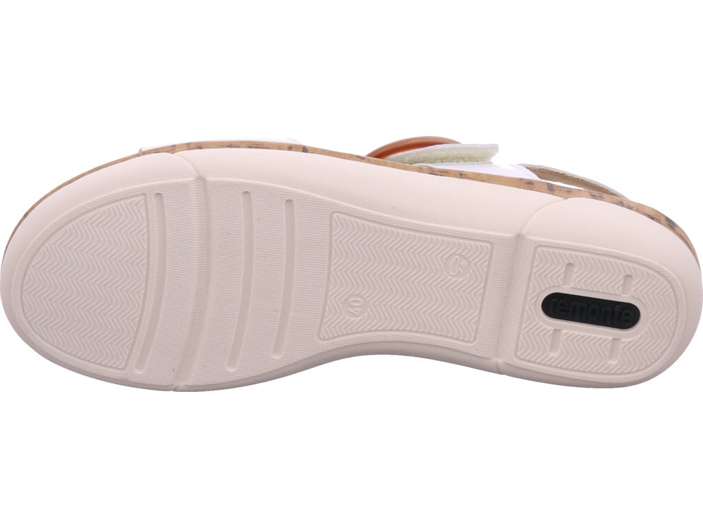 Remonte Damen Sandalette Remonte Sandale in weiß