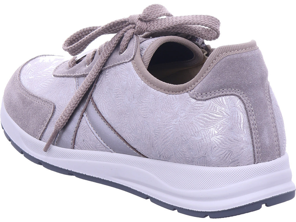 Varomed Damen Stiefelette Kioto Season Schnürschuh in grau