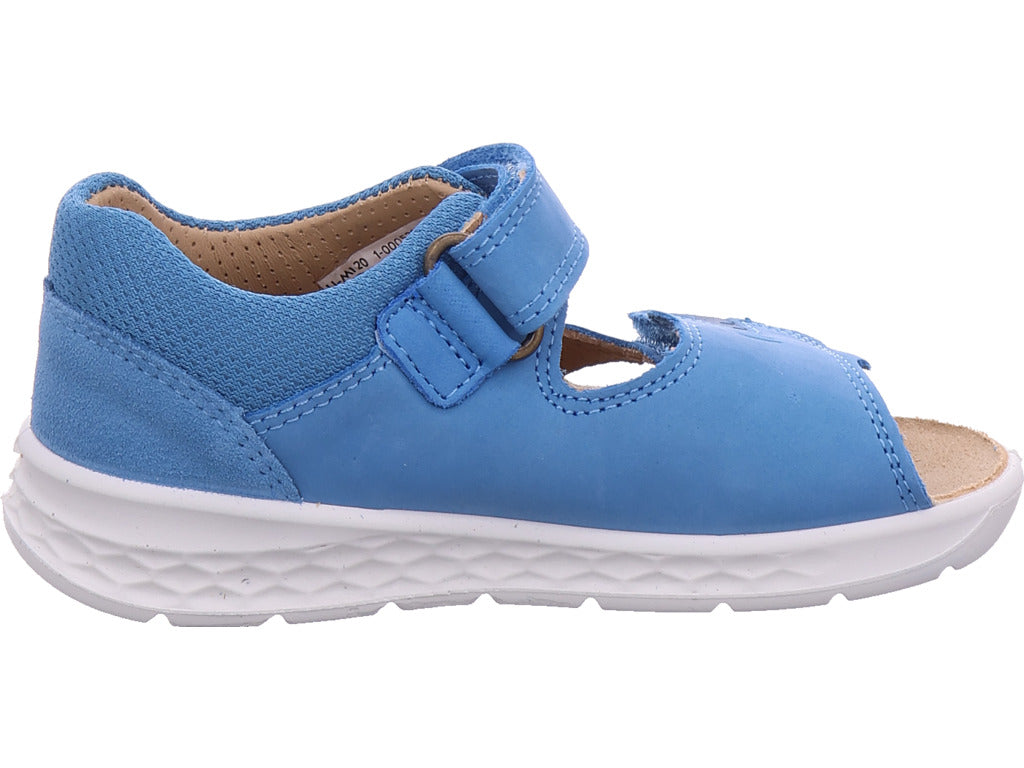 Superfit Jungen Sandalette Sandale Leder \ Lagoon in blau