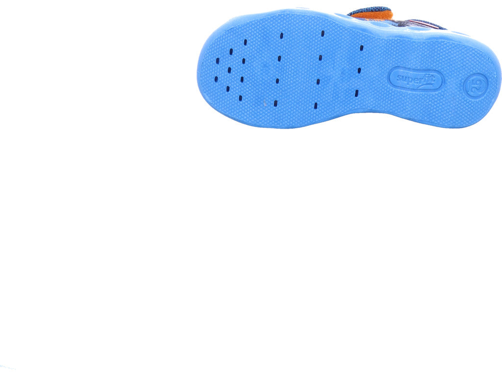 Superfit Jungen  Hausschuh Textil \ Bubble in blau