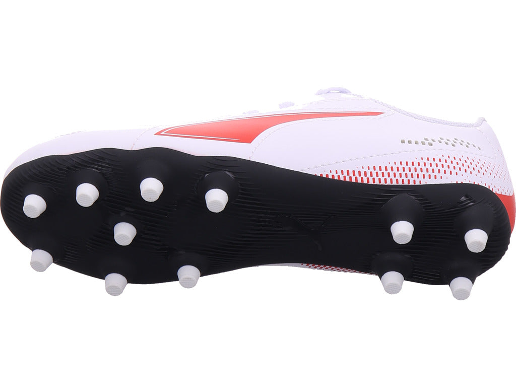 Puma boys' sports shoe Vitoria II FG AG Jr in white