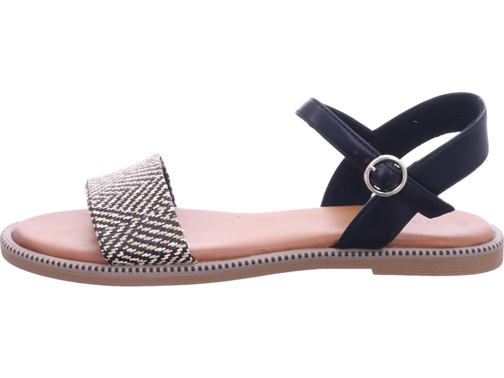 s.Oliver Damen Sandalette  in schwarz