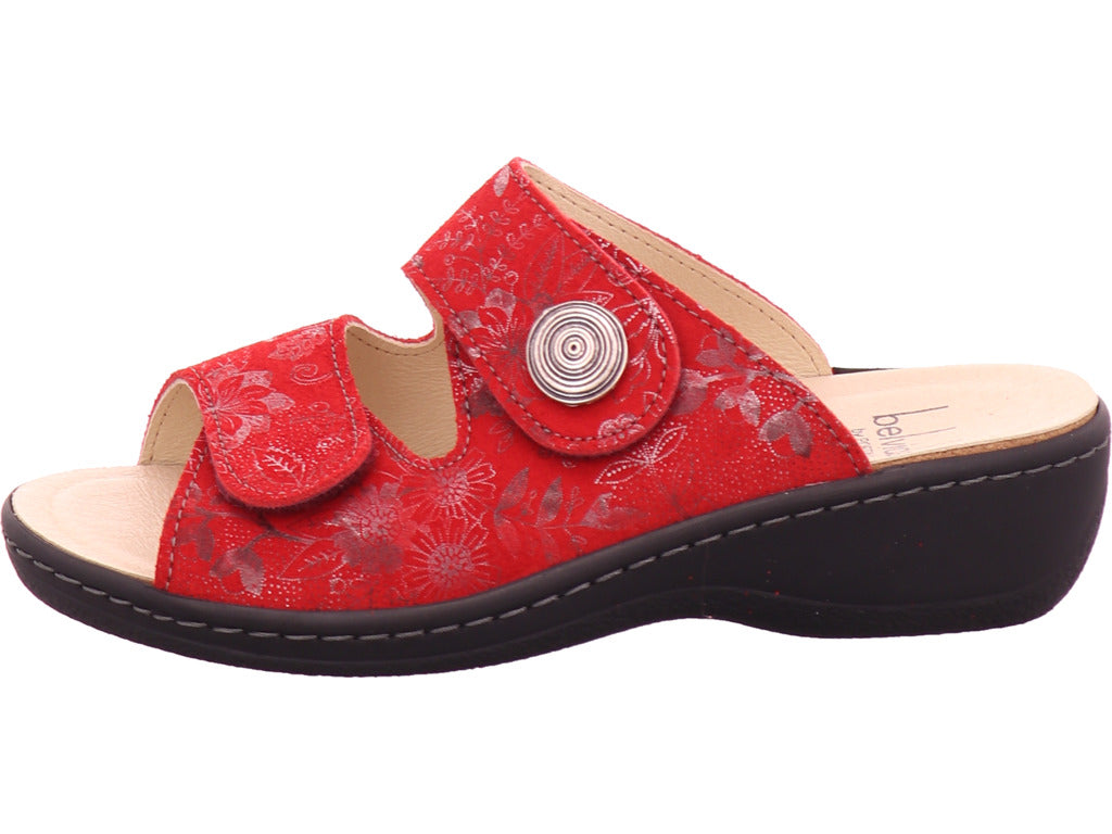 portina Damen Pantolette  in rot