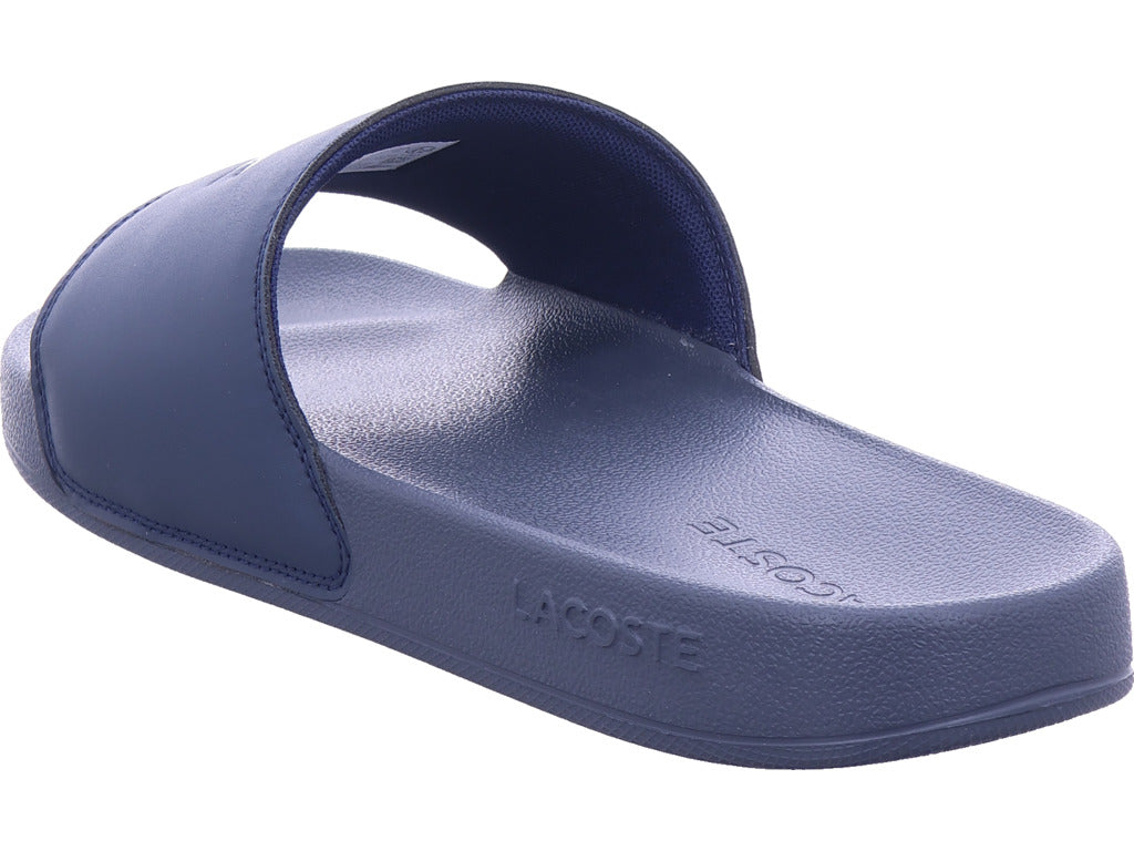 Lacoste Herren Pantolette Serve Slides in blau
