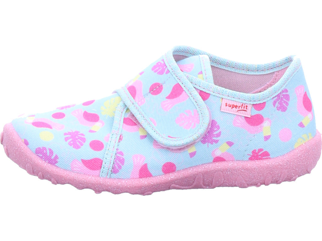 Dívčí textilní pantofle Legero \ Spotty v zelené barvě