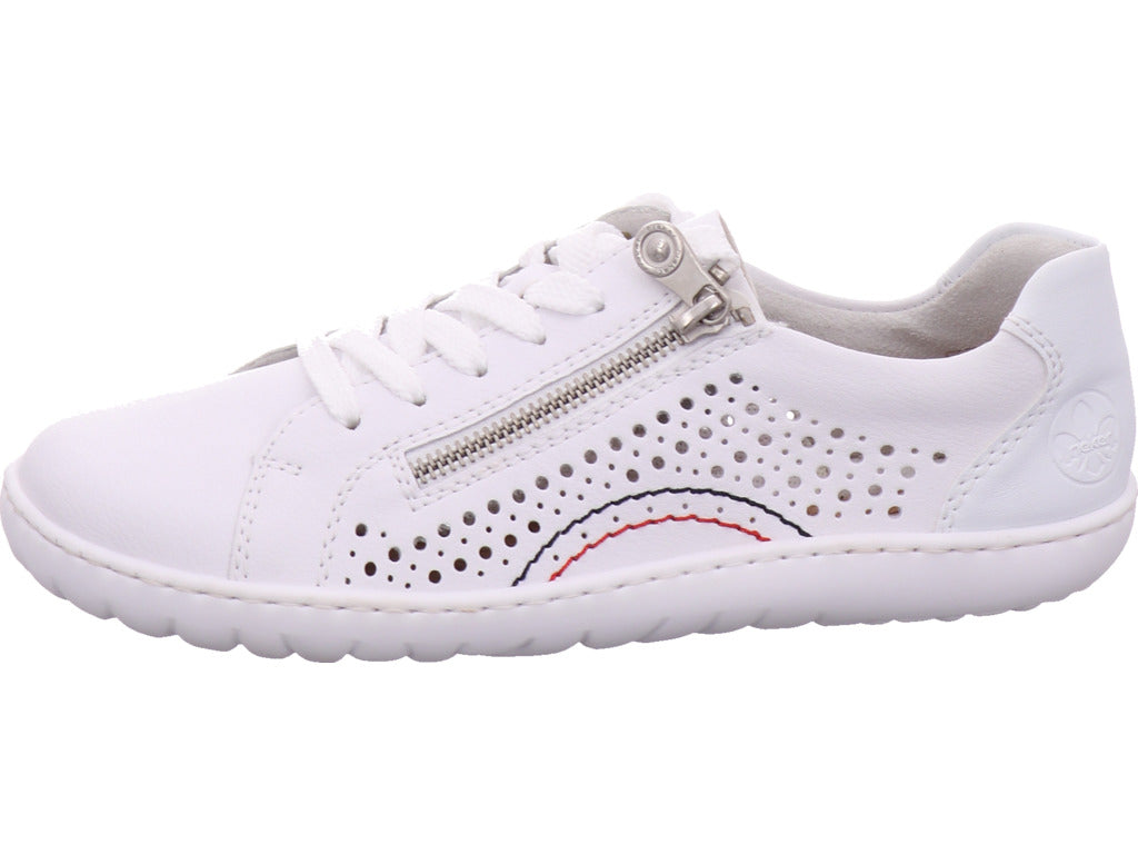 Rieker Damen Sneaker Fsk Damen Halbschuhe in weiß