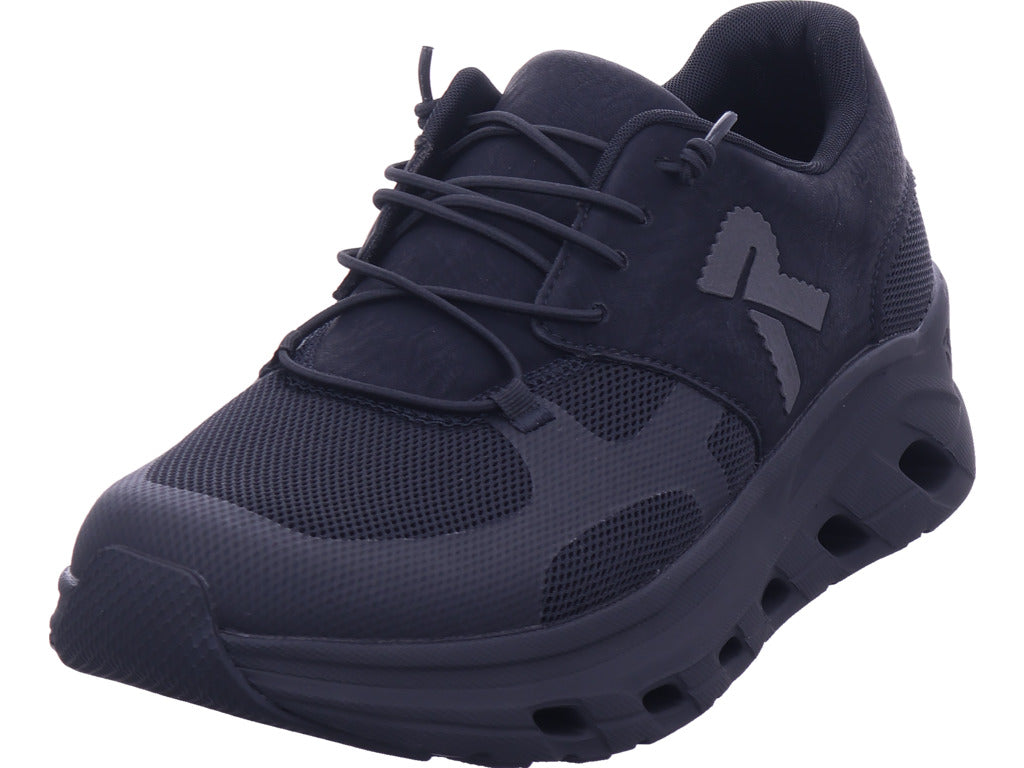 Pánské tenisky Rieker Hwk pánské nízké boty v černé barvě