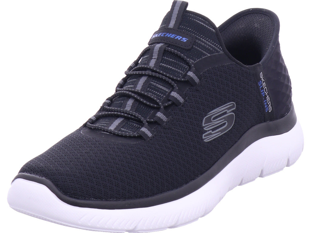 SKECHERS Herren Slipper  in schwarz