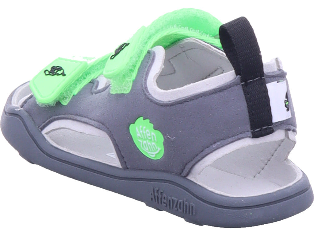 Affenzahn Jungen  Sandale Vegan Airy Hase in grau
