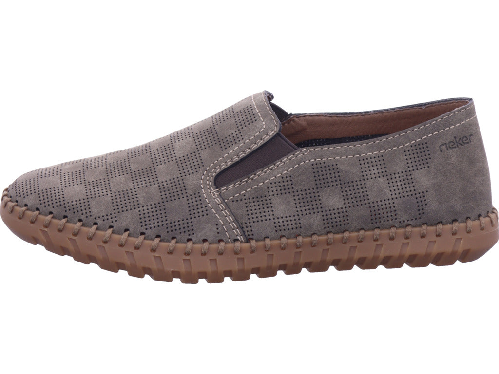 Rieker Herren Slipper Fsk Herren Halbschuhe in braun