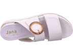 Jana Damen Pantolette  in weiß