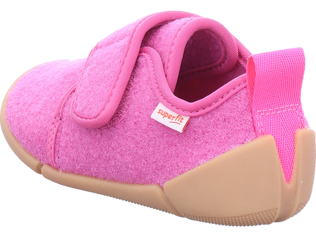 Legero girls' textile slippers \ Venti in red