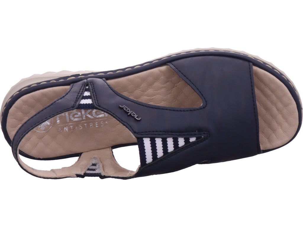 Rieker Damen  Fsk Damen Sandalen in blau