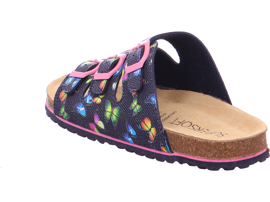 indigo   Tieffussbett Pantoletten in blau