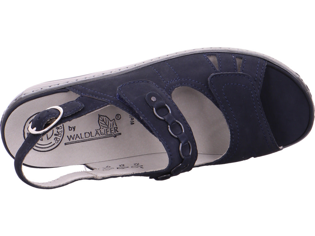 Waldläufer Damen  Beq-Sandl-Wörishf-30 in blau