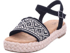TOMS Damen Sandalette Abby in schwarz