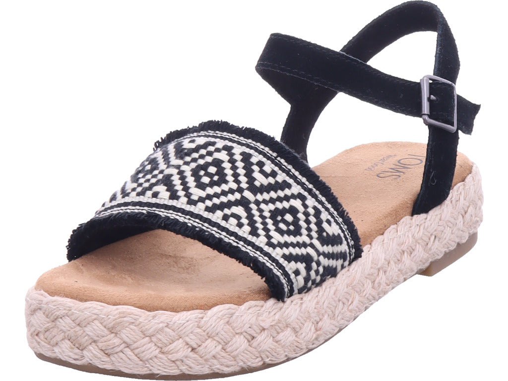 TOMS Damen Sandalette Abby in schwarz