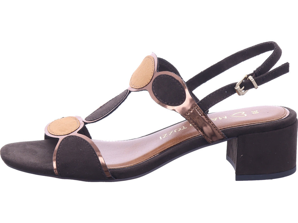 Marco Tozzi Damen Sandalette  in braun