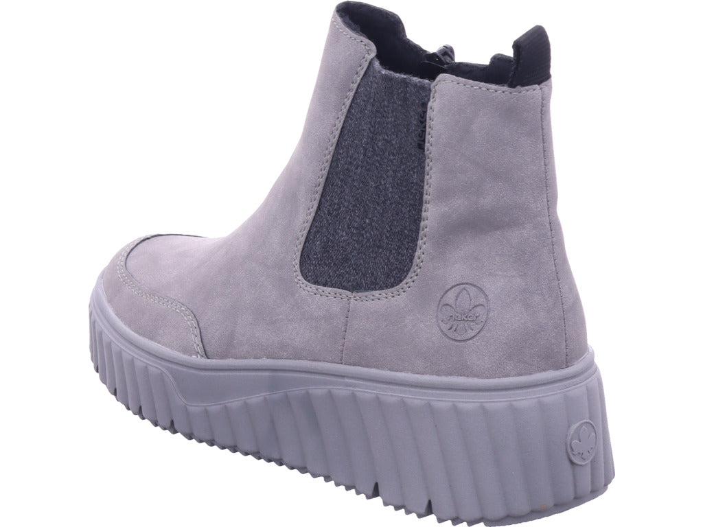 Rieker women's ankle boots in grey