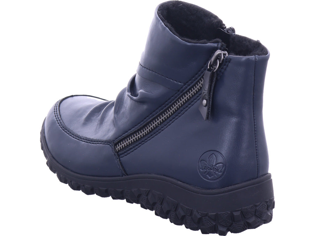 Rieker Damen Hosenstiefel Hwk Damen Halbschuhe in blau