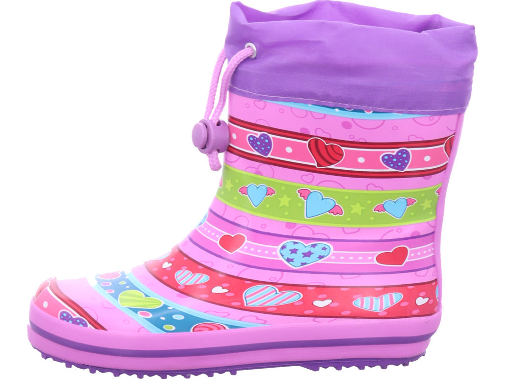 Beck Gymnas Mädchen Gummistiefel Joy Multicolor in gelb