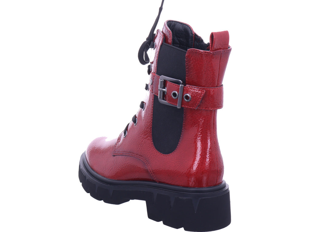 Dámské kotníkové boty Marco Tozzi M2524945 v červené barvě