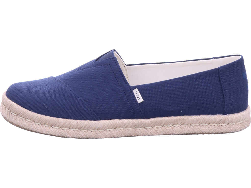 TOMS Damen Slipper Alpargata Rope 2.0 in blau