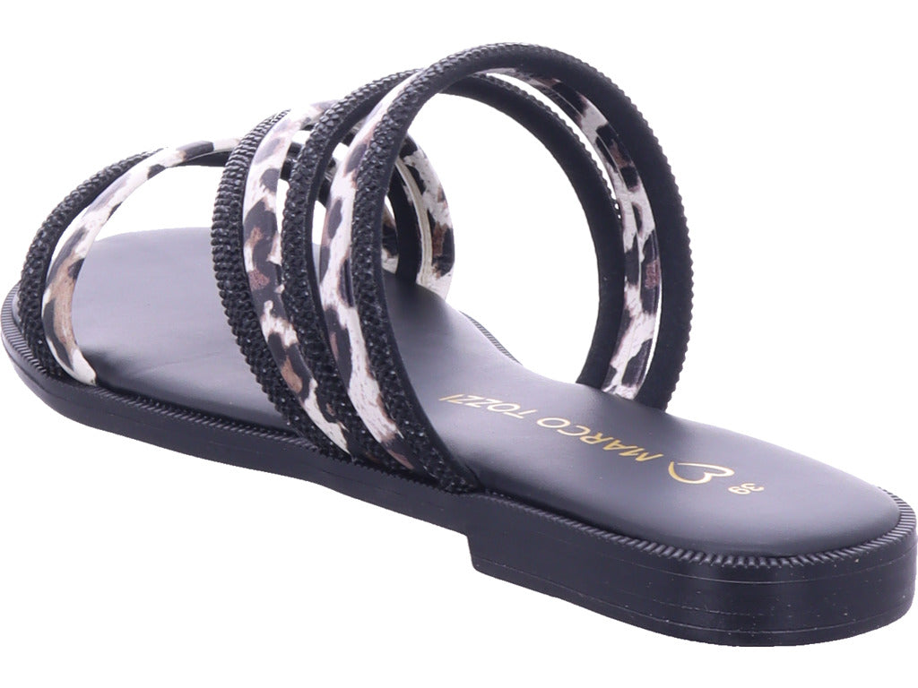 Marco Tozzi Damen Pantolette  in schwarz