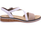 Rieker Damen  Fsk Damen Sandalen in beige