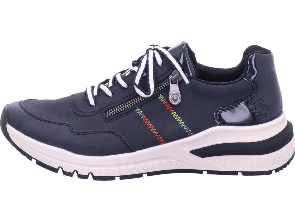 Rieker Damen Sneaker Fsk Damen Halbschuhe in blau