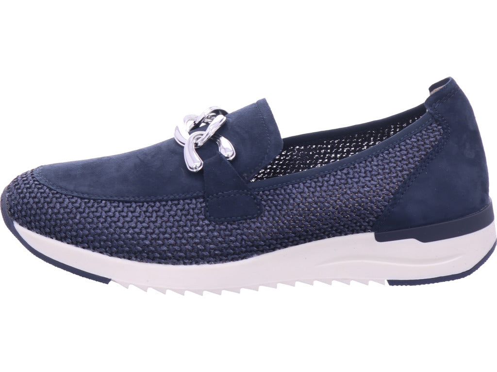 Dámské pantofle Caprice v modré barvě