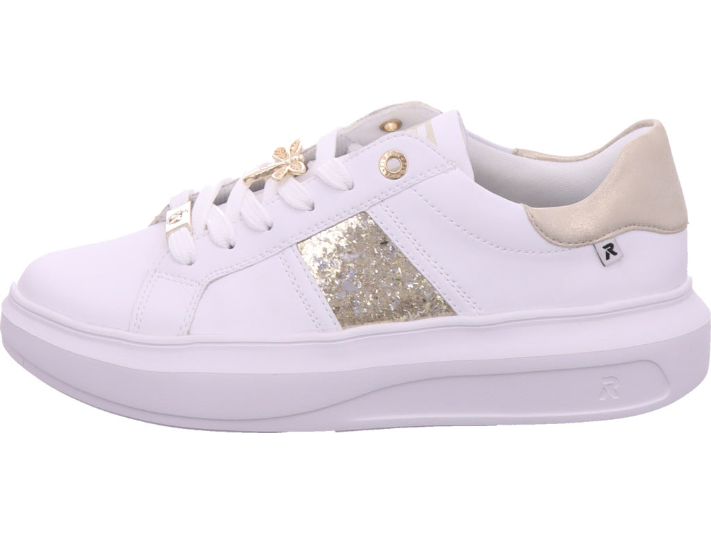 Rieker Damen Sneaker Fsk Damen Halbschuhe in weiß