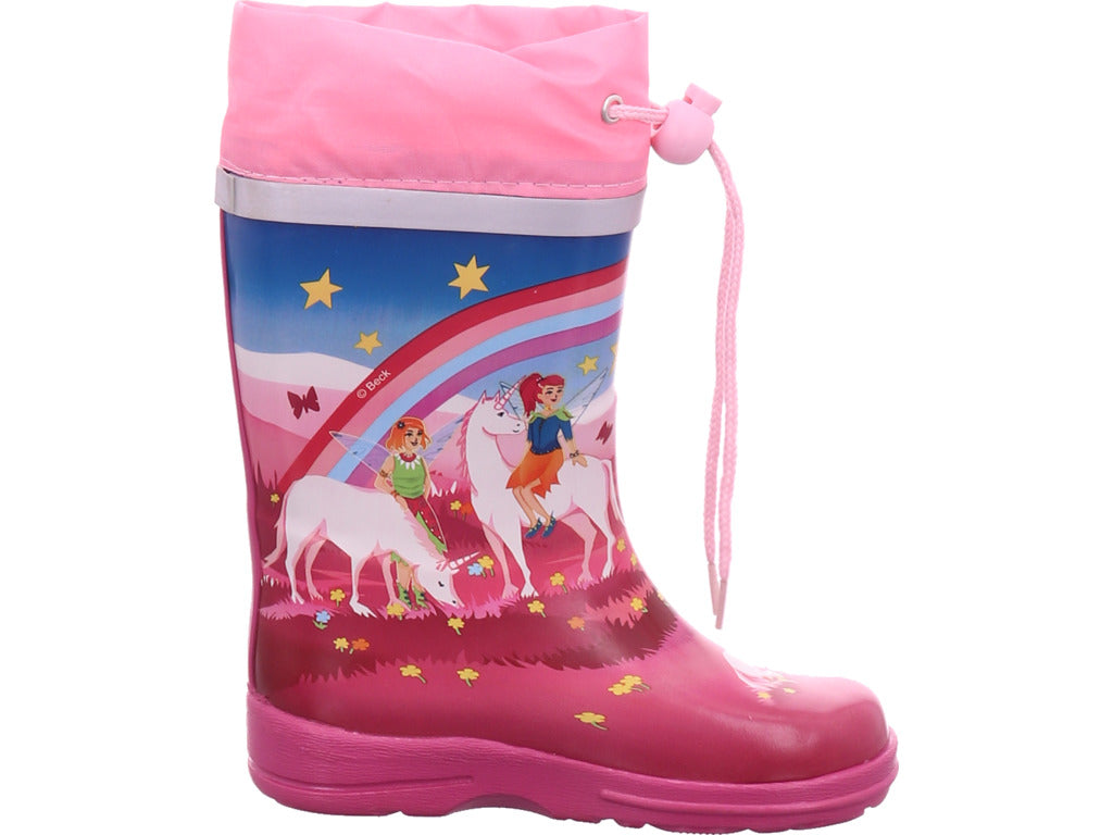 Beck Gymnas Mädchen Gummistiefel Wonderland in pink