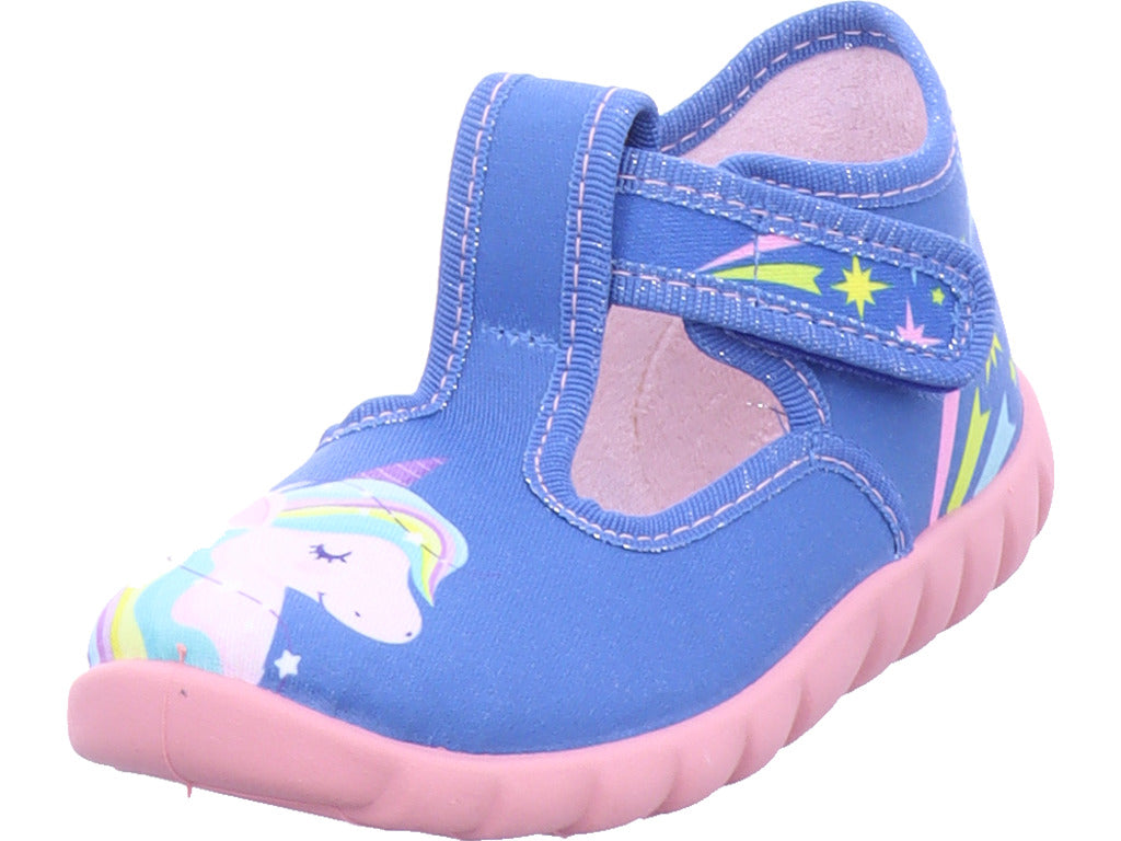 fischer Mädchen   in blau