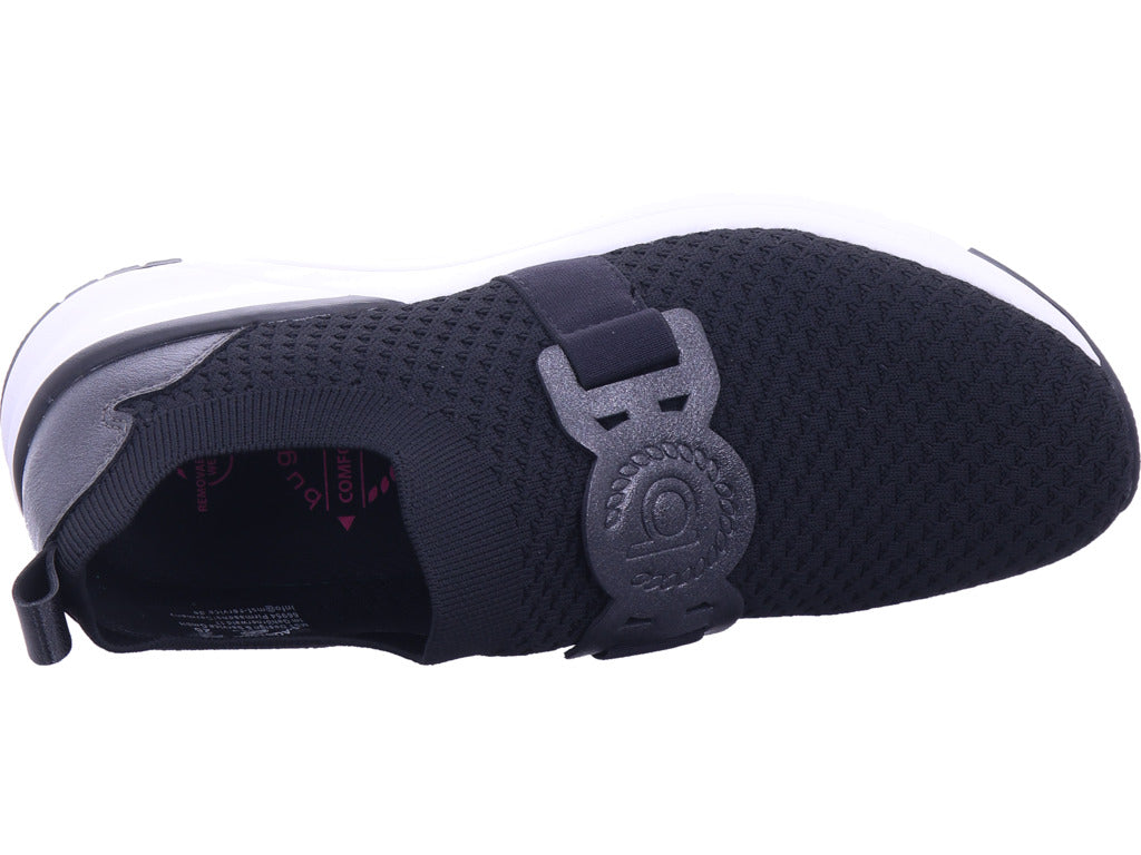 Dámské pantofle Bugatti v černé barvě