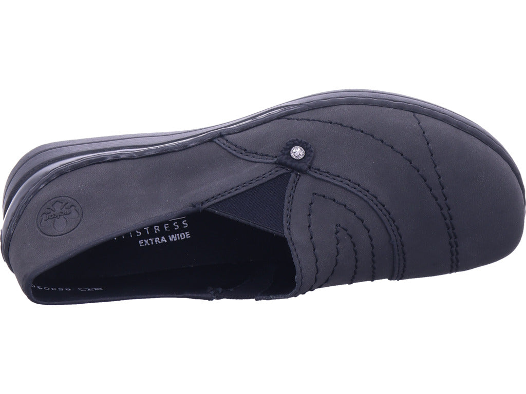 Rieker Damen Slipper  in grau